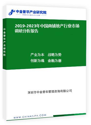 2019-2023年中國(guó)商鋪地產(chǎn)行業(yè)市場(chǎng)調(diào)研分析報(bào)告