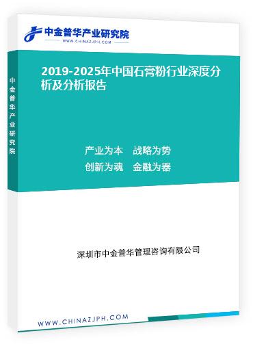 2019-2025年中國(guó)石膏粉行業(yè)深度分析及分析報(bào)告