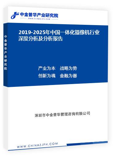 2019-2025年中國一體化攝像機行業(yè)深度分析及分析報告