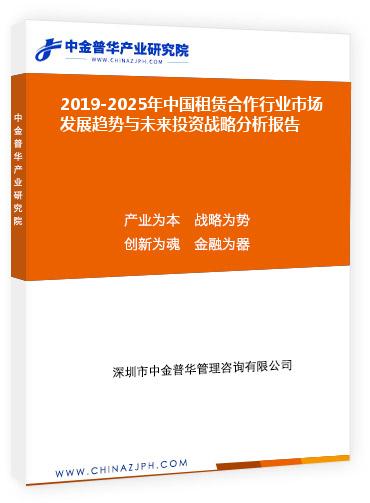 2019-2025年中國(guó)租賃合作行業(yè)市場(chǎng)發(fā)展趨勢(shì)與未來(lái)投資戰(zhàn)略分析報(bào)告