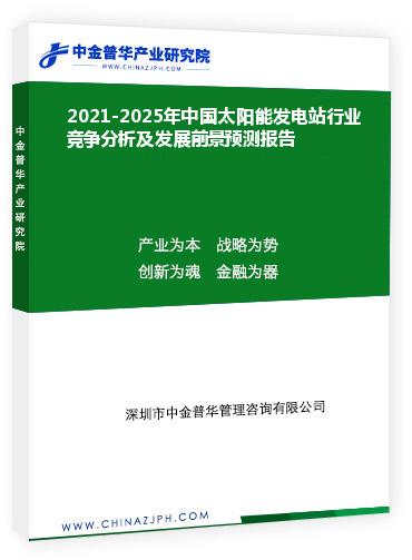 2021-2025年中國太陽能發(fā)電站行業(yè)競爭分析及發(fā)展前景預(yù)測報告