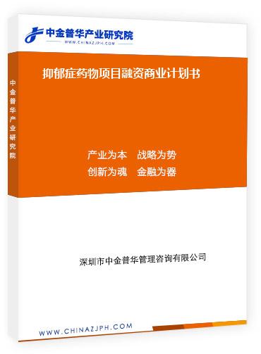 抑郁癥藥物項目融資商業(yè)計劃書