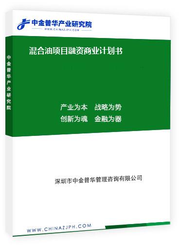 混合油項(xiàng)目融資商業(yè)計(jì)劃書(shū)