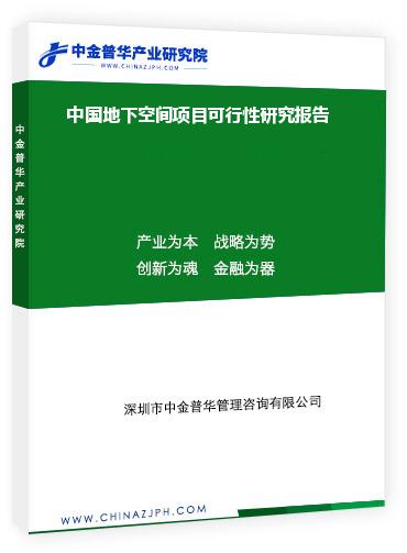 中國地下空間項目可行性研究報告